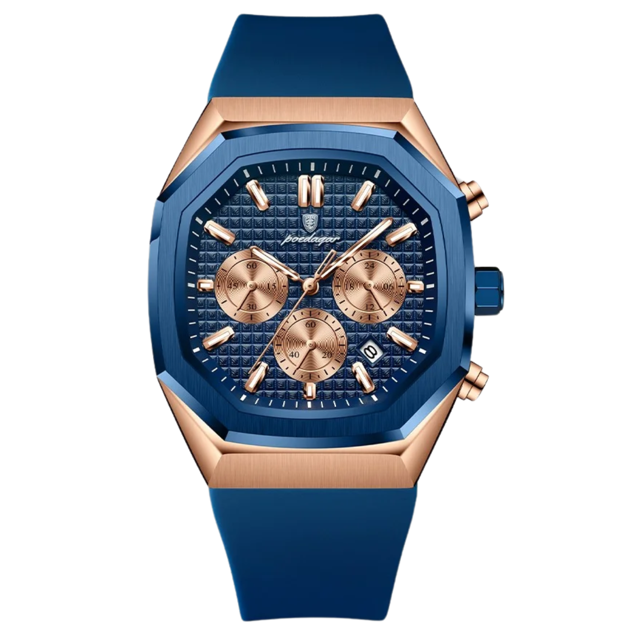 Poedagar 893 Rose Gold Blue