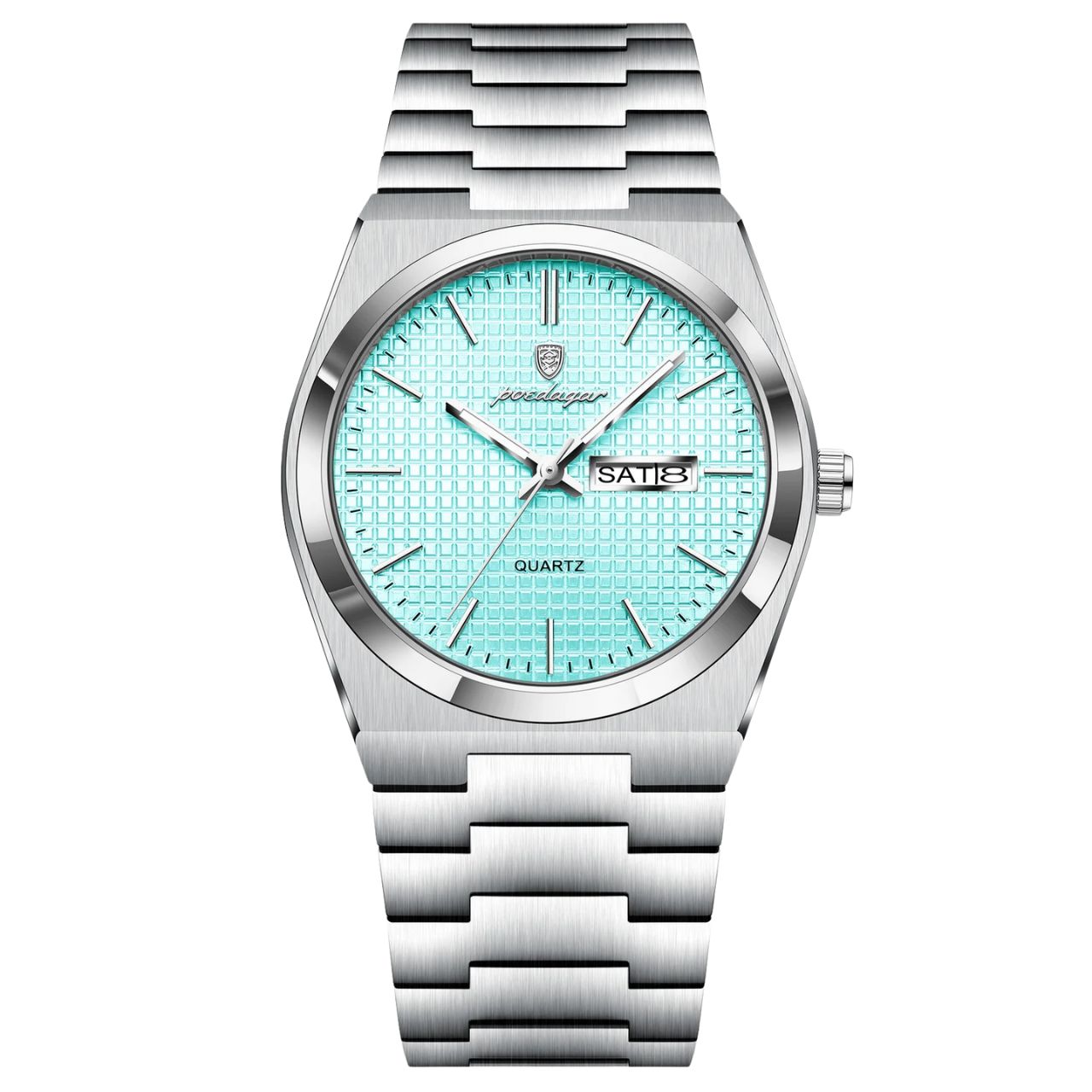 Poedagar 821 Silver Mint Blue